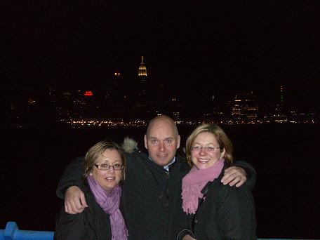 Colin and sisters in New York